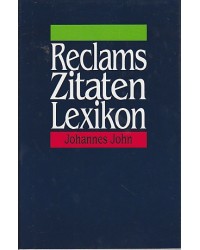 Reclams Zitaten Lexikon