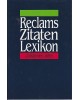 Reclams Zitaten Lexikon