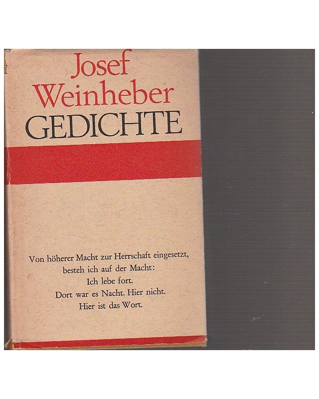 Josef Weinheber Gedichte