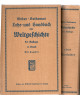 Lehr- und Handbuch der Weltgeschichte - 2. Band: Mittelalter / 3. Band: Neuere Zeit.  - 23 Auflage - mit Register