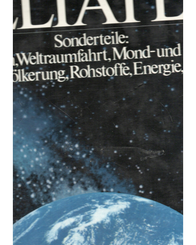 Knaurs großer Weltatlas - Sonnensystem, Weltraumfahrt, Mond- u. Sternkarten, Weltbevölk. Rohstoffe, Energie, Klima