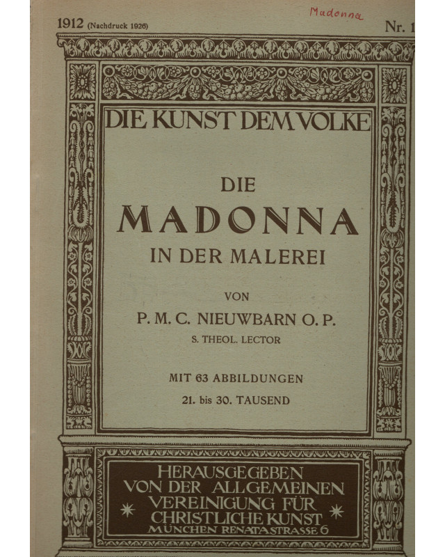 Die Madonna in der Malerei - Die Kunst dem Volke