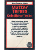 Mutter Teresa Geistliche Texte