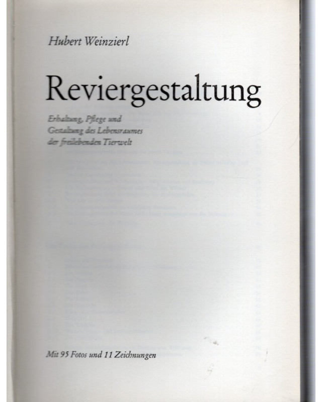 Reviergestaltung