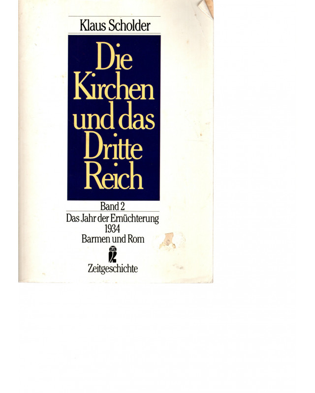 Die Kirchen und das Dritte Reich