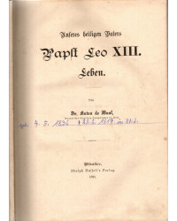 Leobuch - Unseres heiligen Vaters - Papst Leo XIII. - Leben