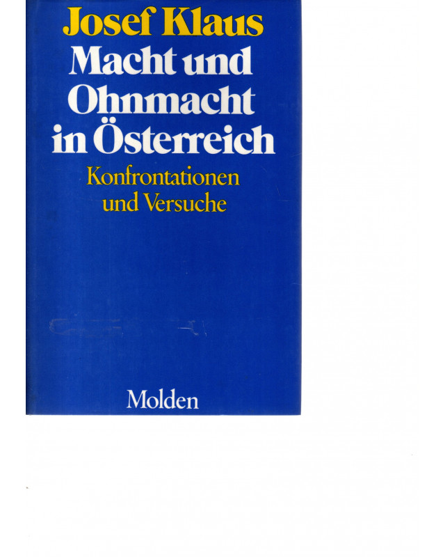 Macht und Ohnmacht in Österreich