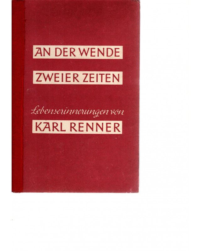 An der Wende zweier Zeiten